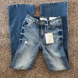 Kancan Sutton high rise flares, new with tags
